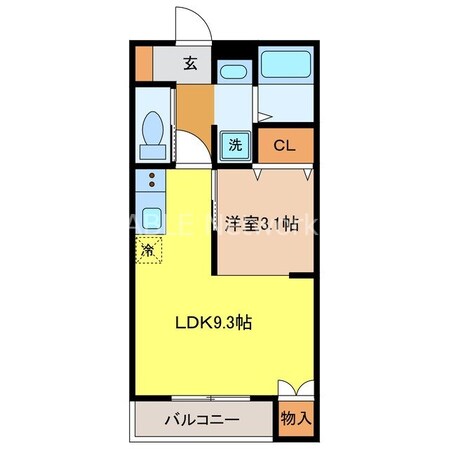 リベルタ基山の物件間取画像